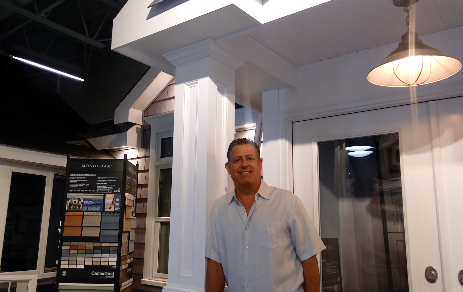 Sal Ferro, president and CEO of Alure Home Improvements, is especially proud of Alure’s showroom, which opened in 1991.