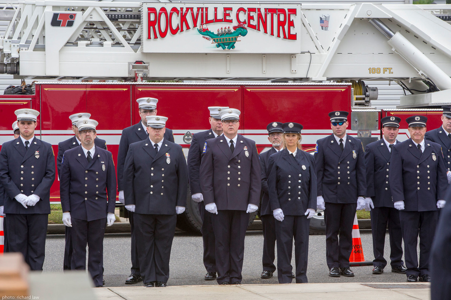 Firefighters remembered fallen heroes.