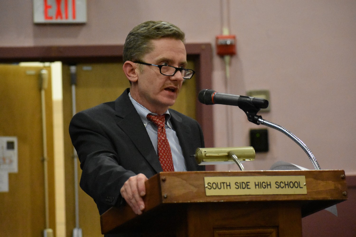 South Side High School Principal John Murphy said the school district was working hard to ed-ucate students while not overworking them.