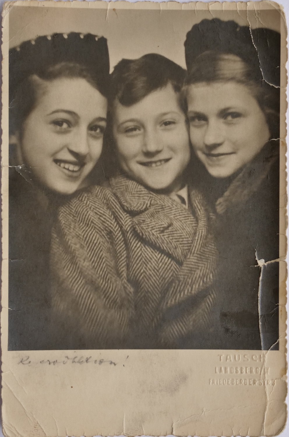 From left, Cele, Herb and Margaret Gildin were split up and sent to live with non-Jewish families in Sweden from Germany in 1939.