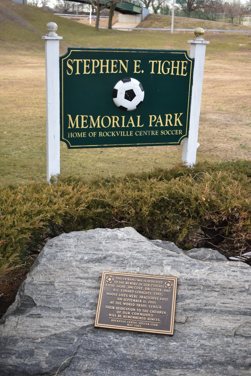 The field was renamed in 2003 after the former Rockville Centre Soccer Club player, board member and coach.