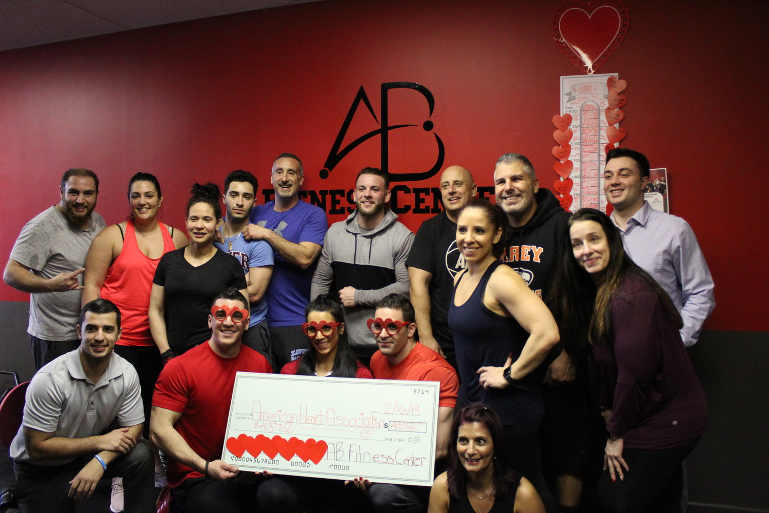 AB Fitness raised $4,372 for the American Heart Association.