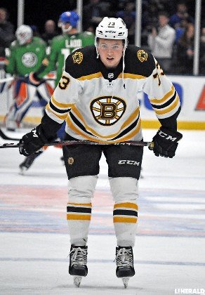 McAvoy, pictured during a game at Nassau Coliseum in March. He had a big show of support from locals during the Stanley Cup Finals.