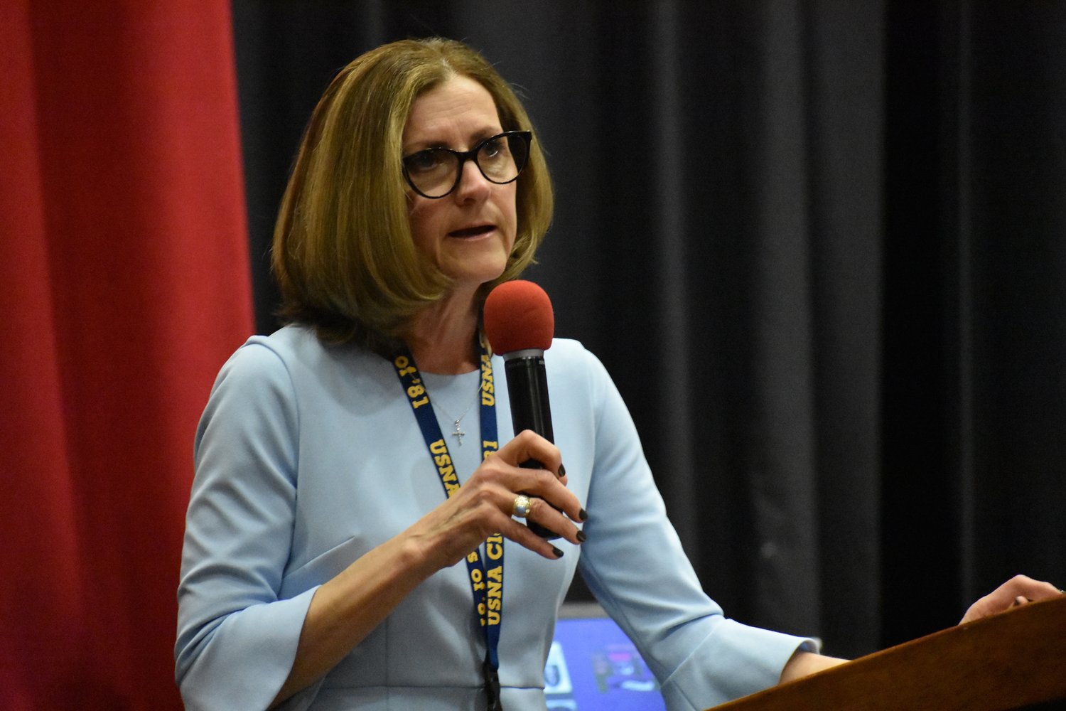 Dr. Noreen Leahy, the Rockville Centre School District’s assistant superintendent for pupil personnel services and special education, talked about the consequences of drug abuse.