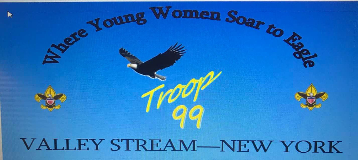 The logo for Valley Stream’s new girls-only Boy Scout troop — Troop 99.