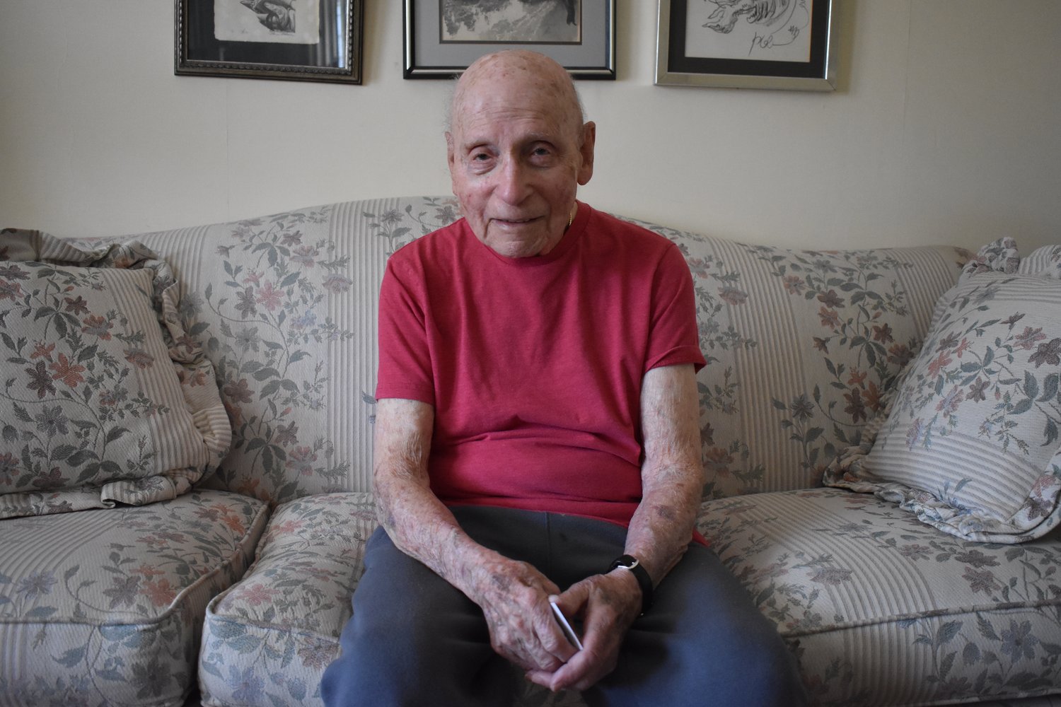Rockville Centre resident Herbert Rosenberg, 97, served overseas in the U.S. Army Air Corps during World War II and spent more than a year as a prisoner of war.