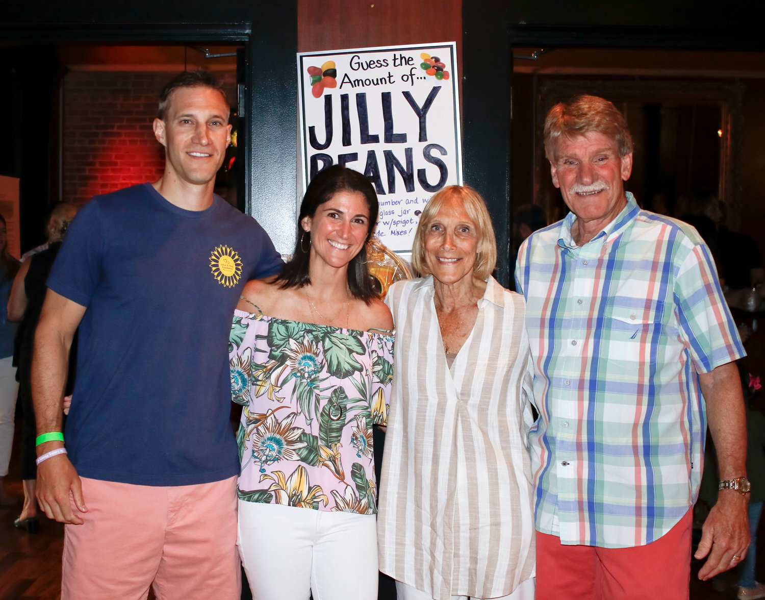 Jillian Daly’s family, from left, Ryan, Casey, Virginia and Bob, hosted the ninth annual fundraiser in memory of her.