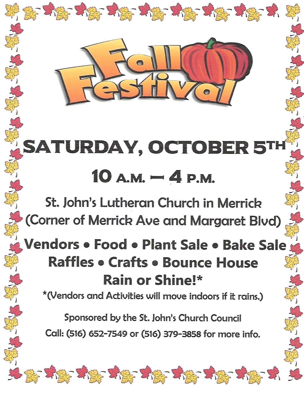 St. John's Lutheran Church Fall Festival | Herald Community Newspapers ...