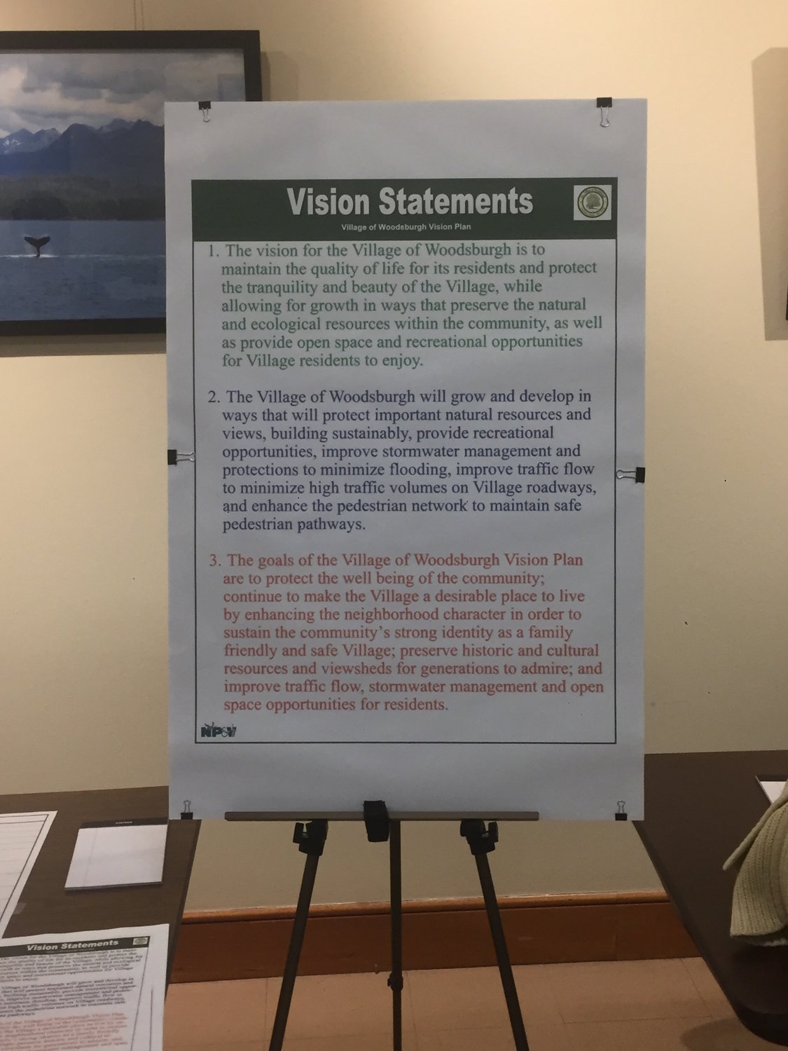 Woodsburgh village officials created the three vision statements for residents to build on through the in-person open house at Hewlett-Woodmere Public Library and the online survey.