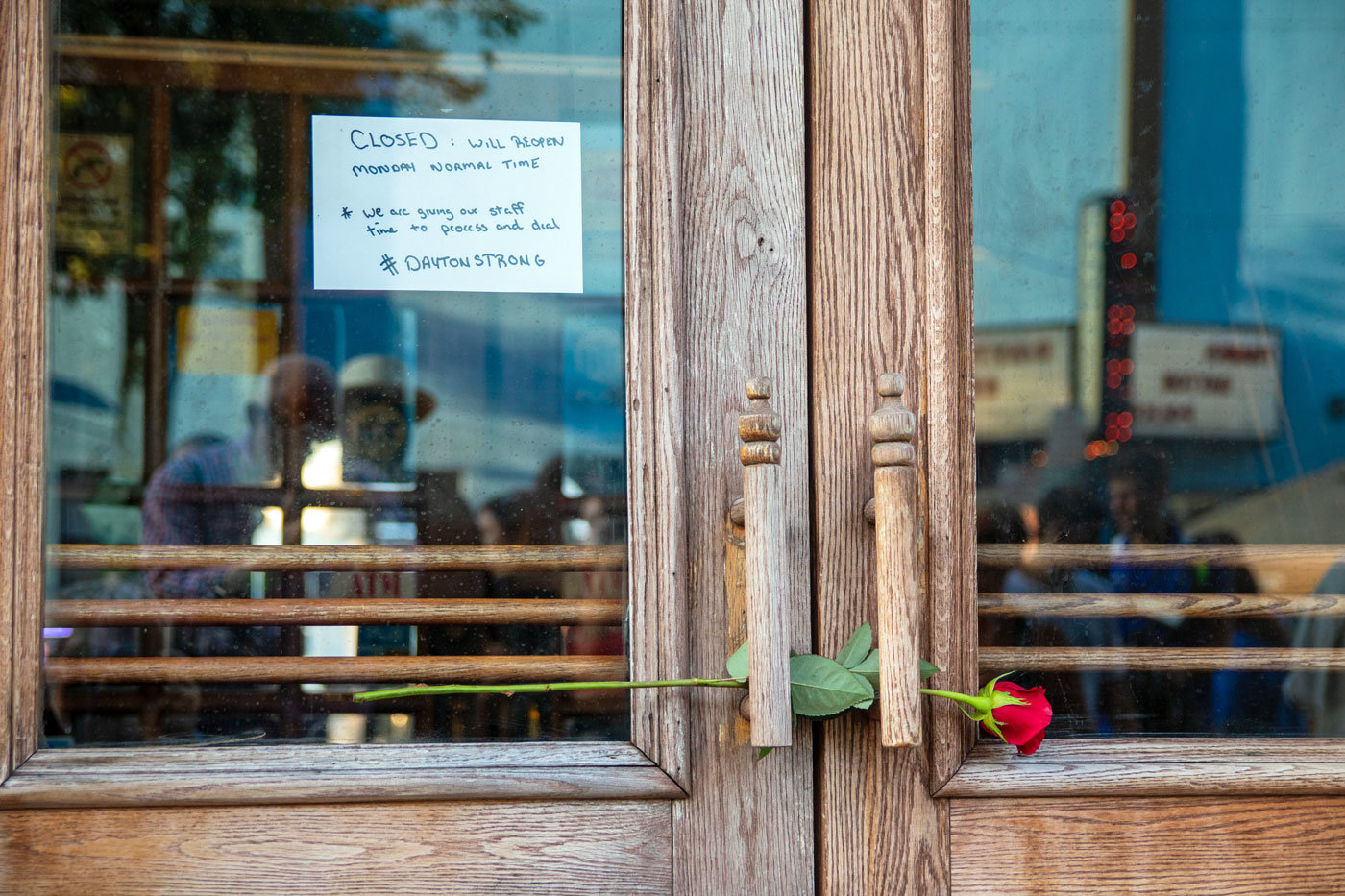 Ned Peppers Bar in Dayton, Ohio, was closed on Aug. 4, the day after nine people were killed near the bar’s entrance.