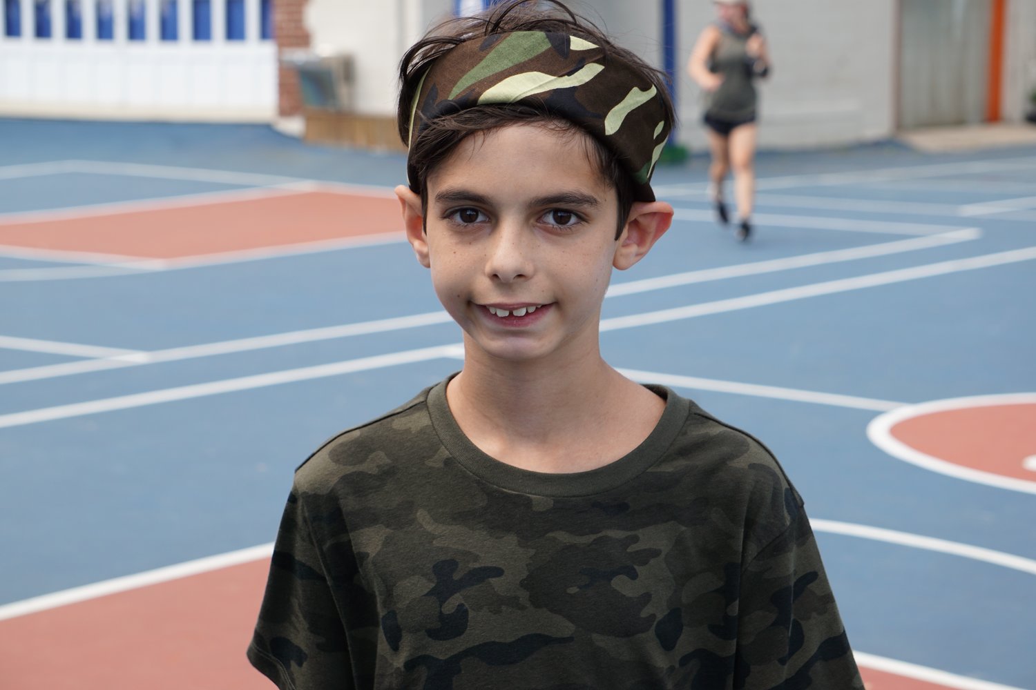 Ryan Steiner, 10, enjoyed basketball, as his favorite activity to do at Rolling River Day Camp.