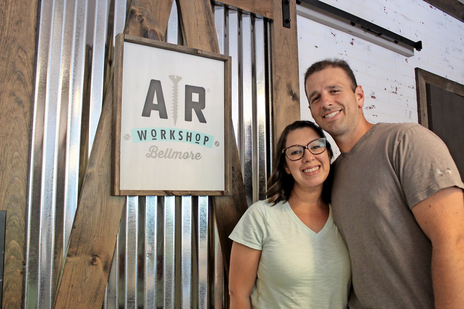 Bellmore residents Julie and Michael Alveari opened AR Workshop’s Bellmore location earlier this year, giving the community a place to create and collaborate over DIY activities.