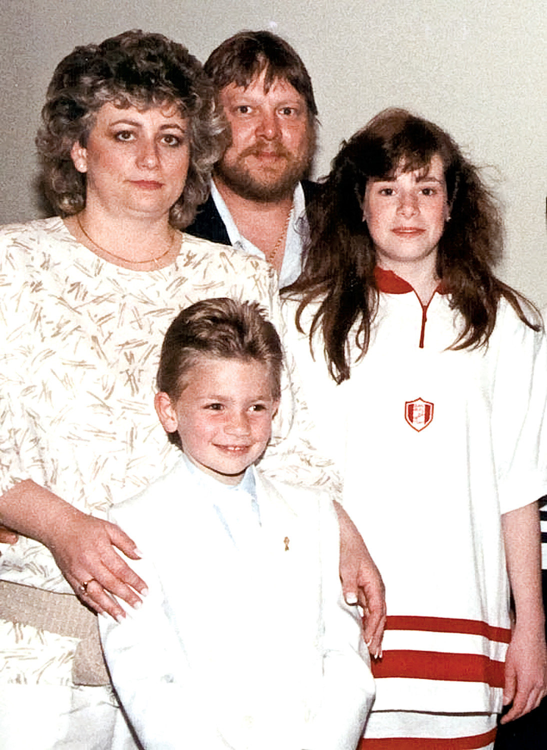 The Tinyes family, clockwise from left, Victoria, Richard, Kelly Ann and Richie Jr.