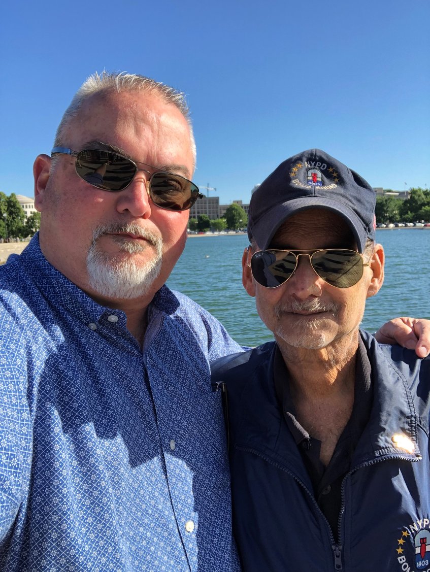 Phil Alvarez, left, joined a law firm to help 9/11 first responders in honor of his brother, the late Luis Alvarez, who died of 9/11-related cancer and fought successfully for the replenishing of the September 11th Victim Compensation Fund.