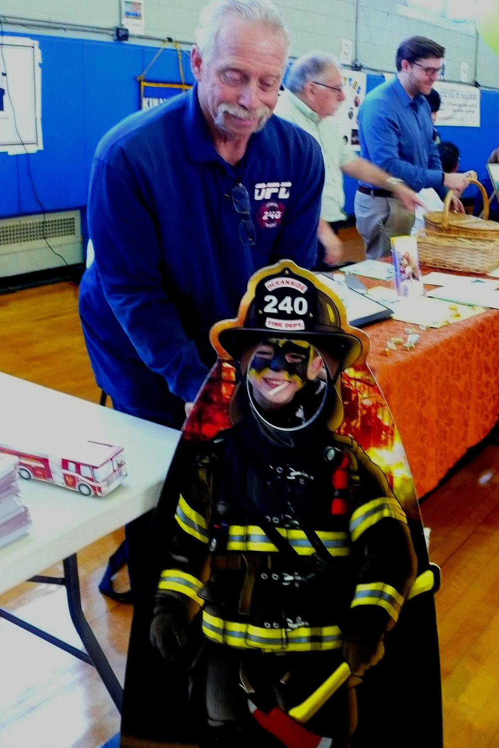 The Oceanside Chamber of Commerce hosted Fam Fest on Oct. 5. Young resident Jose Daniti had some fun while learning about the Fire Department.