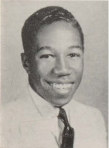 Thurston Gaines’s yearbook photo from Freeport High School in 1940.