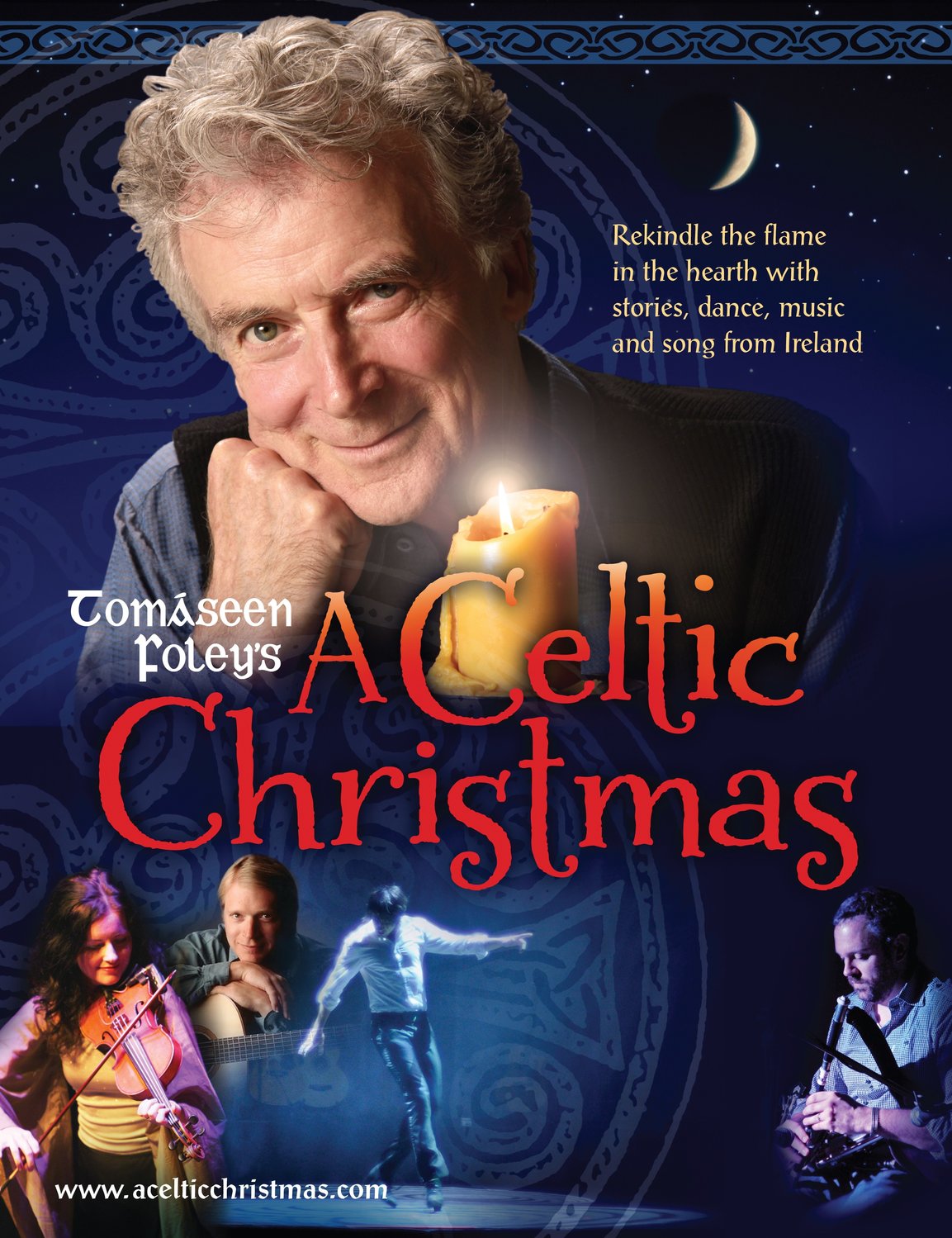 Irish storyteller Tomáseen Foley appears in “A Celtic Christmas” at the Madison Theatre on Dec. 1.