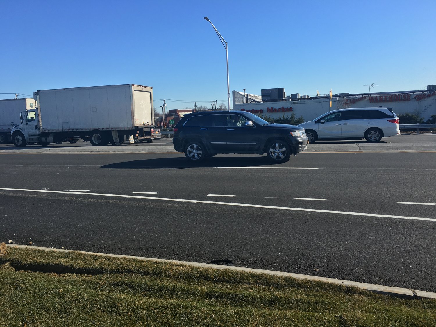 Traffic flow has vastly improved on the renovated portion of the Nassau Expressway, many commuters, business people and residents say.