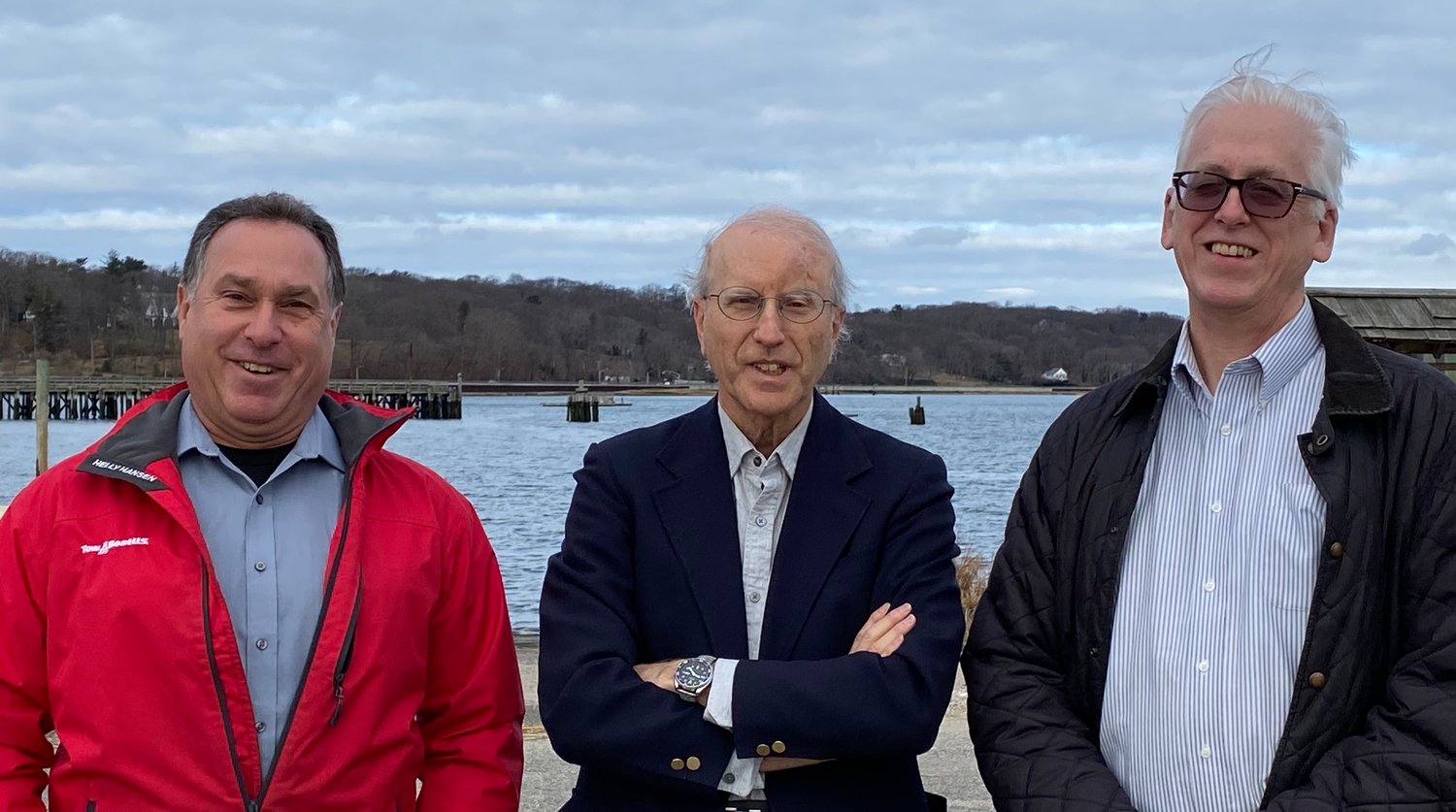 Friends of the Bay is looking to enhance its environmental conservation efforts under the new leadership of Mitch Kramer, left, Bill Bleyer and Eric Swenson.
