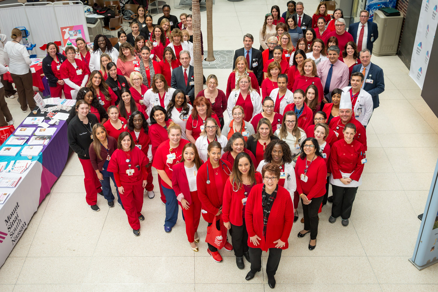 Mount Sinai South Nassau hosted its annual Go Red for Women Day celebration on Feb. 7, which promoted heart health.