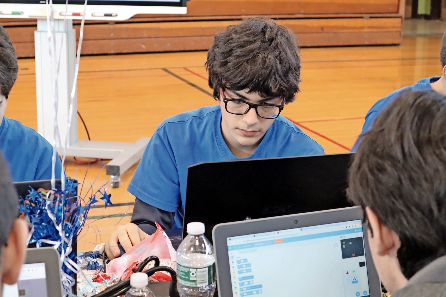 Kenan Yavuz, another member of the Code Crackers, took part in a kidOYO Hackathon last year as a member of the Merrick Avenue Middle School team.
