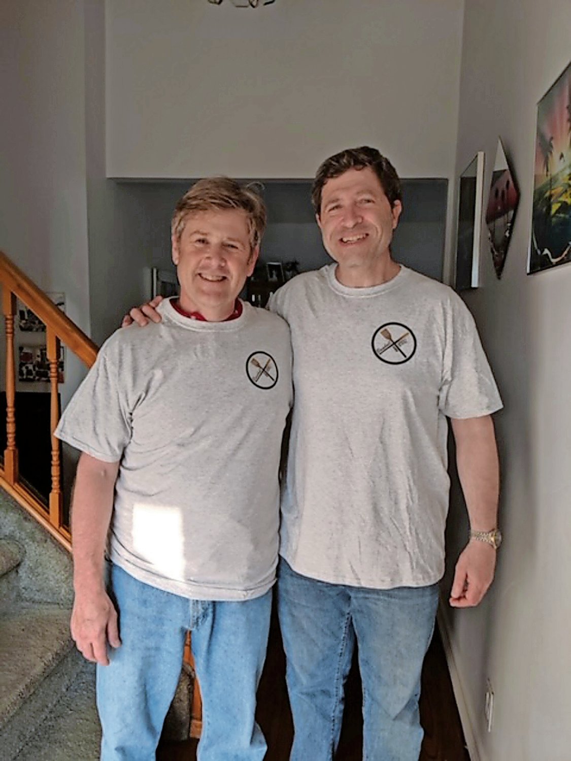 Jeff Cohen, 58, of Wantagh, left, and Leonard Aberman, 54, of Bellmore, started their podcast in December 2017.