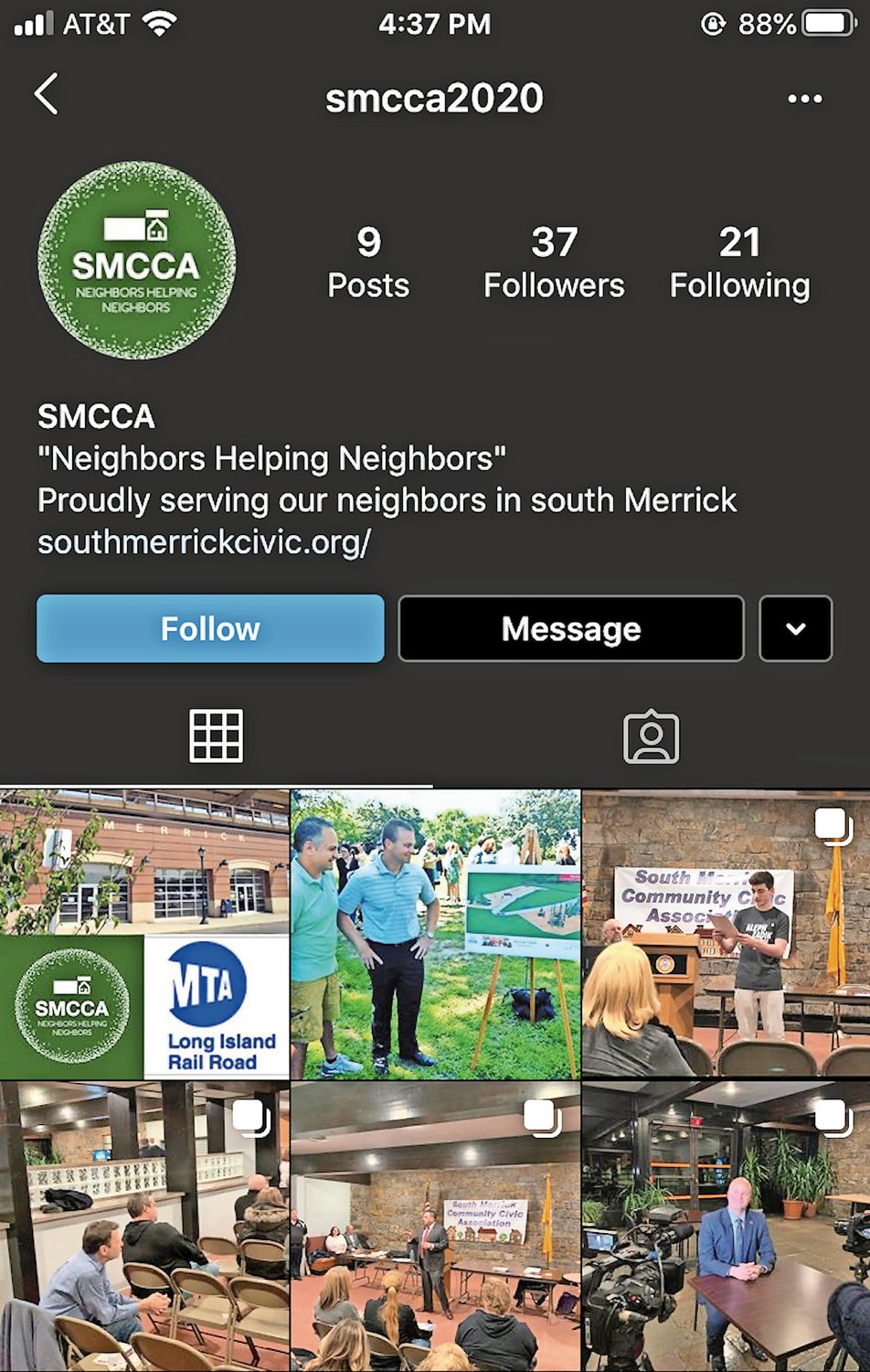 A screenshot from SMCCA’s Instagram page, which is up and running.