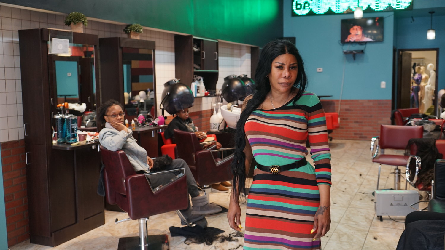 With the number of coronavirus cases soaring statewide, Mitzs Trend Inc. owner Mitzs Walcott said the order to close all barbershops, hair and nail salons in New York was likely necessary. "Our life is more valuable than anything," she said.