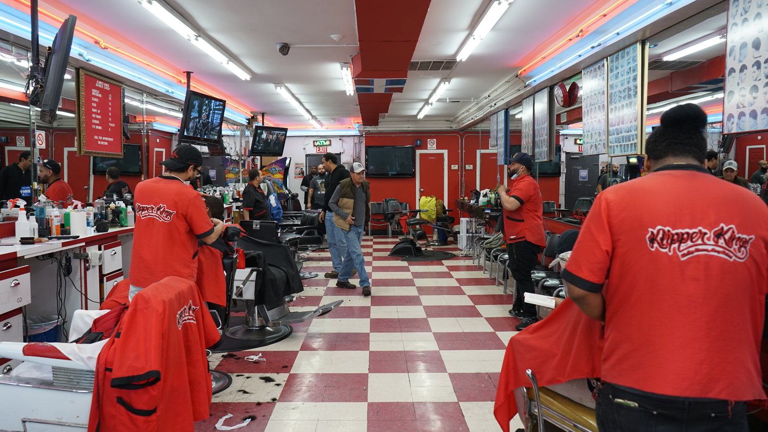 With the barbershop ordered closed indefinitely, Jonathan Diaz, a longtime barber at Klipper Kings on Merrick Road said he wondered how he would feed his child.
