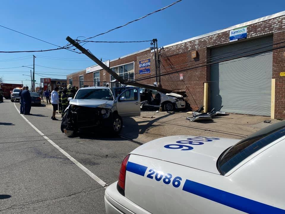 The Inwood Fire Department responded to a crash on Sheridan Boulevard at 12:20 p.m. that momentarily trapped three people.