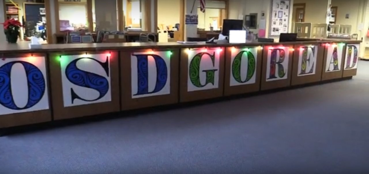 Oceanside High School won a competition with a video highlighting the OSD Go Read initiative.
