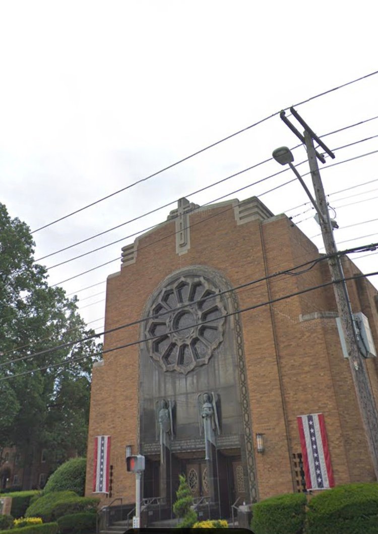 Local temples and churches, like St. Raymond's in East Rockaway, are still offering patrons a place to turn to, virtually, during the coronavirus pandemic.