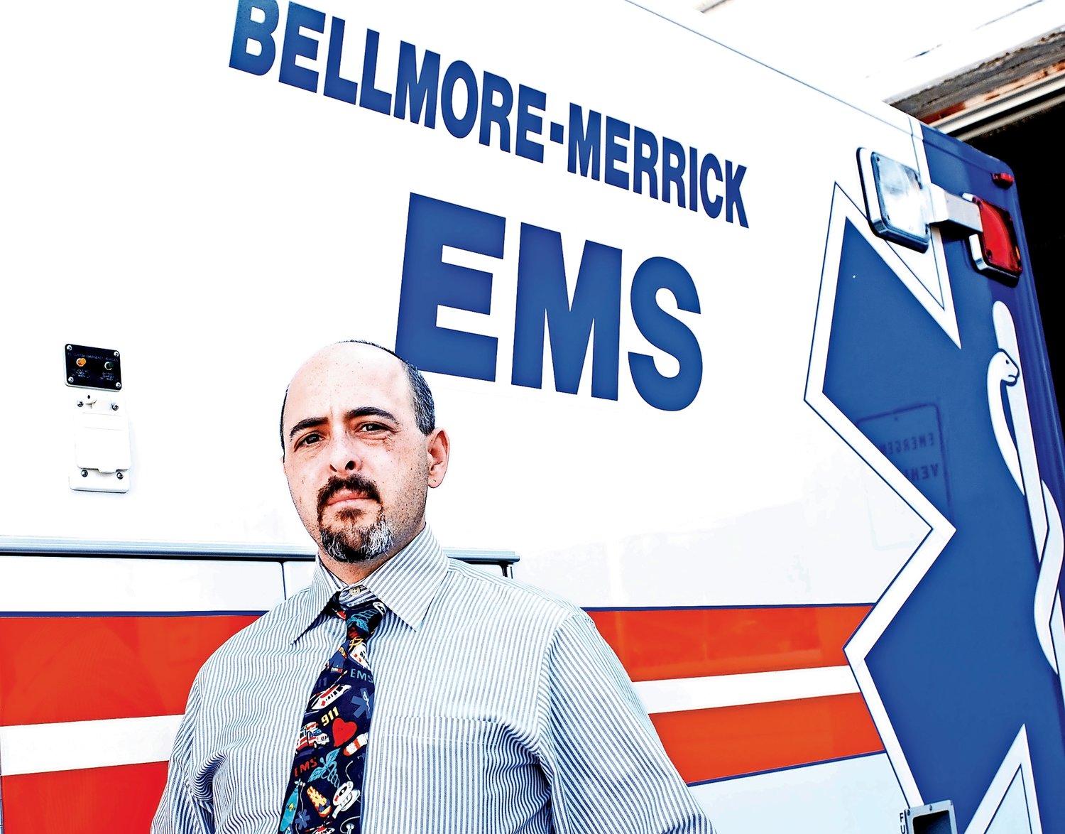 Bellmore-Merrick EMS Assistant Chief Scott Resnik helped the department prepare for the coronavirus outbreak early on, but its funds have still taken a hit. The community has helped relieve the burden by donating money and food.