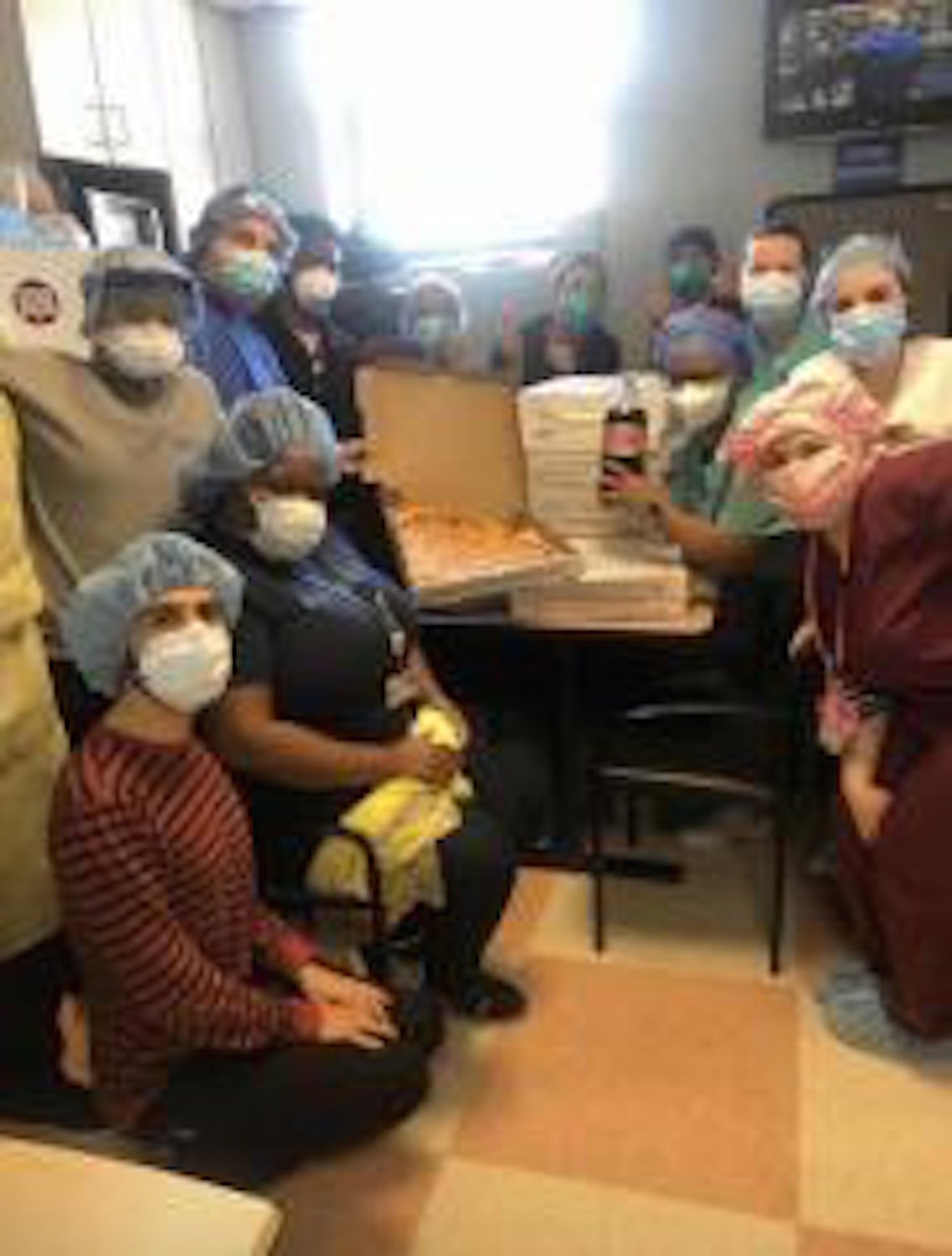 Villa Formia pizzeria in Lynbrook donated pizza pies to Mercy Medical Center in Rockville Centre, Mount Sinai South Nassau hospital in Oceanside and Northwell Health Long Island Jewish Valley Stream.