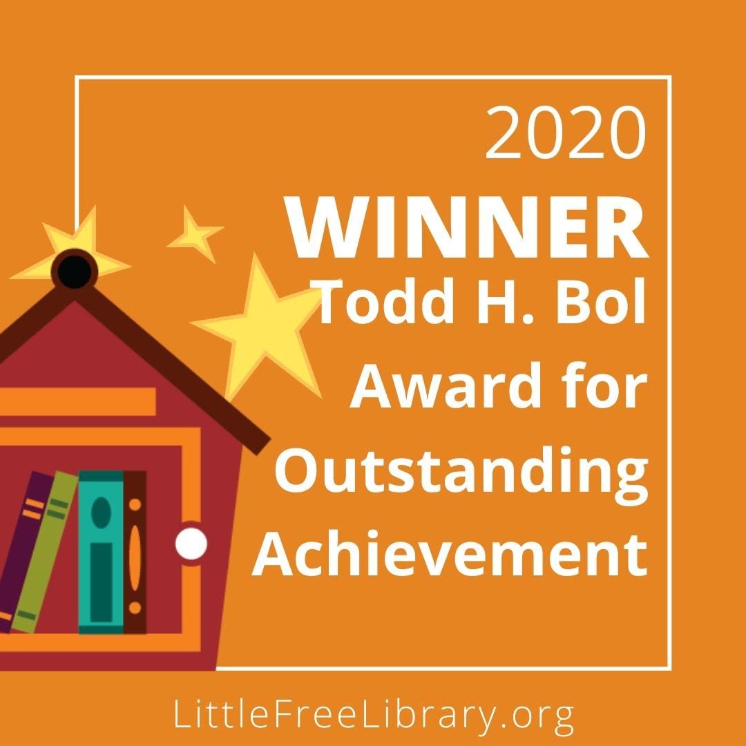 Hindi’s Libraries, a Cedarhurst-based free book distribution organization, was named the winner of the Little Free Library’s 2020 Todd H. Bol Award for Outstanding Achievement.