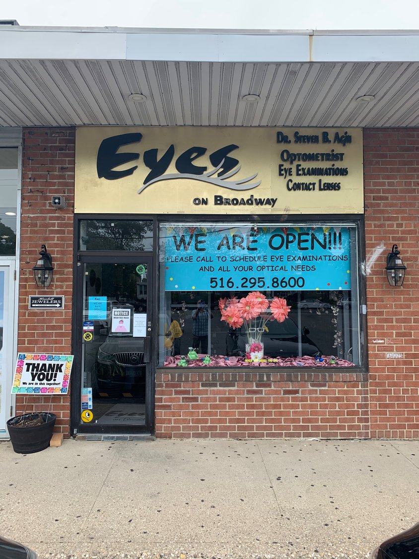 Eyes on Broadway in Hewlett is one of several Five Towns businesses that reopened under Phase One.