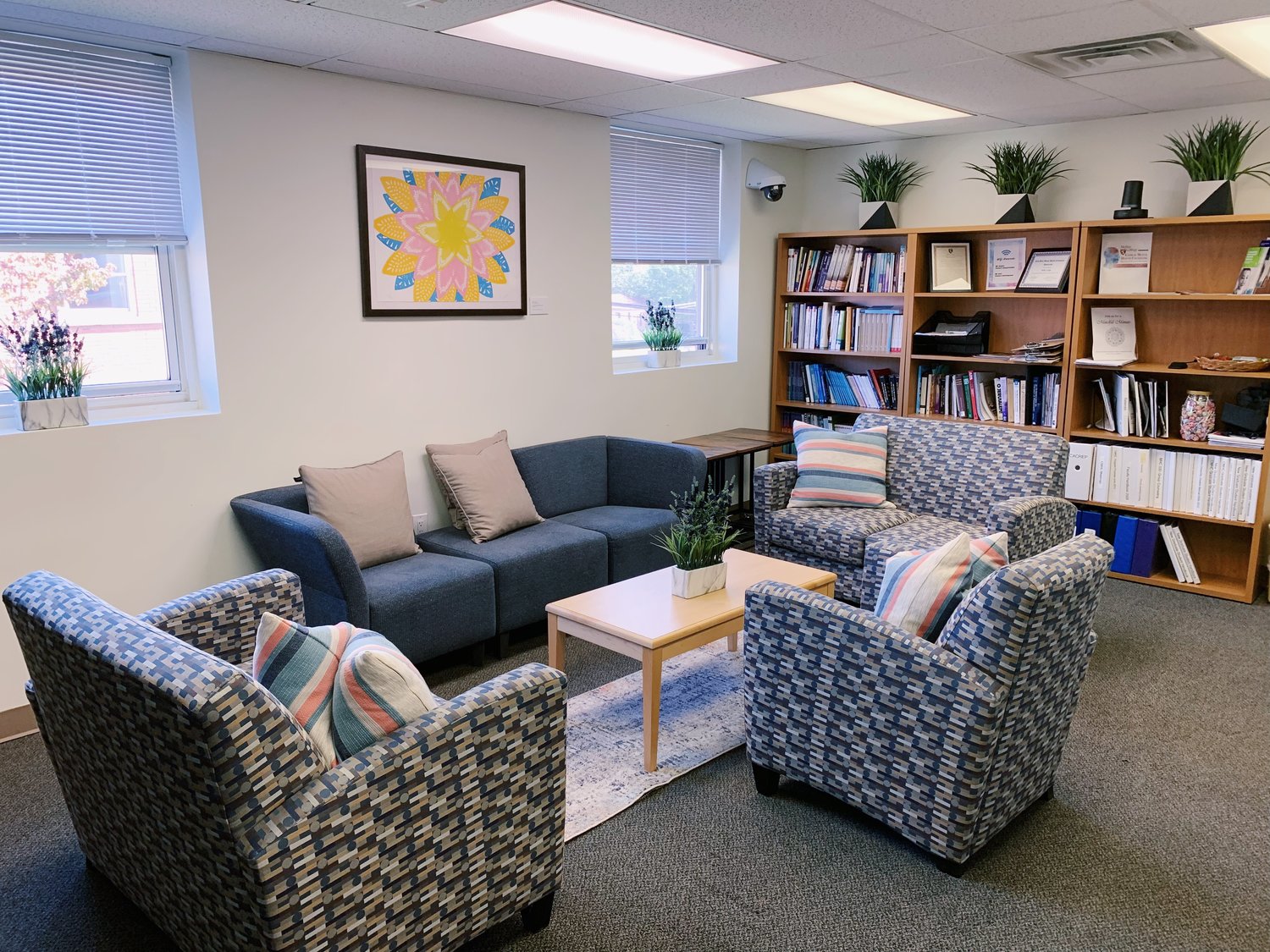Though Molloy College’s Mental Health and Wellness Center is not seeing patients in person at this time, it offers tele-mental health services.