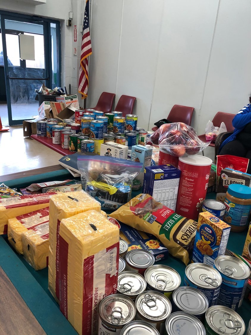 The MLK Center’s food pantry, which feeds about 60 families each Friday, has received $10,000 in federal block grant funding, distributed by Nassau County to help communities cope with the impacts of Covid-19.