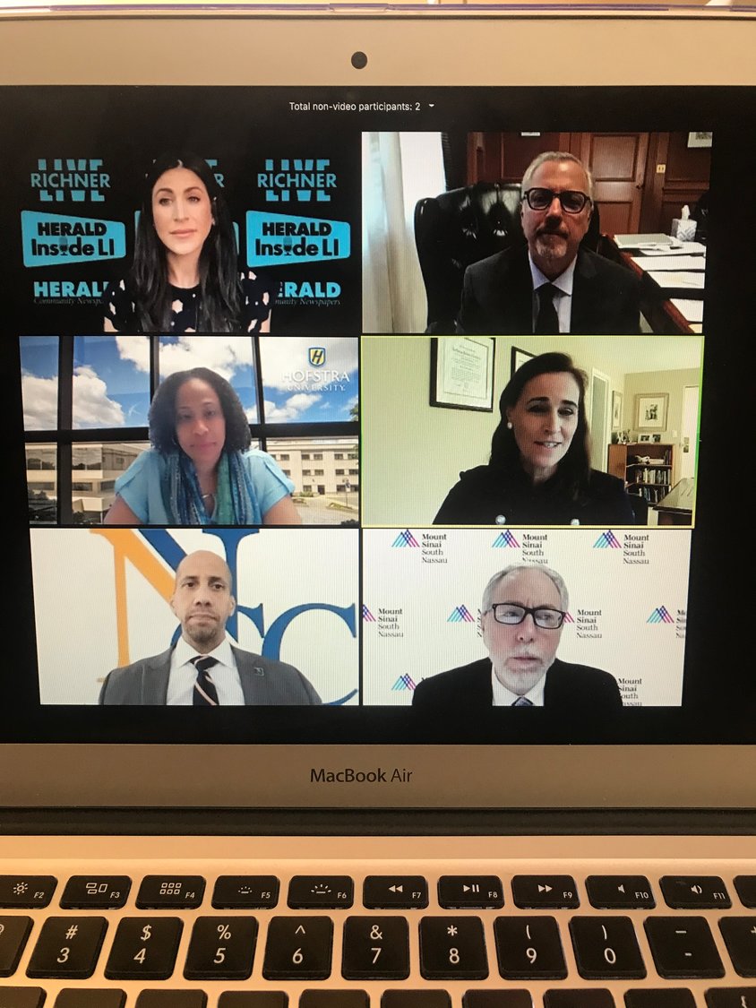 Several leaders in higher education, as well as one medical professional, spoke about reopening colleges amid a pandemic during a Inside LI webinar, part of an ongoing series.