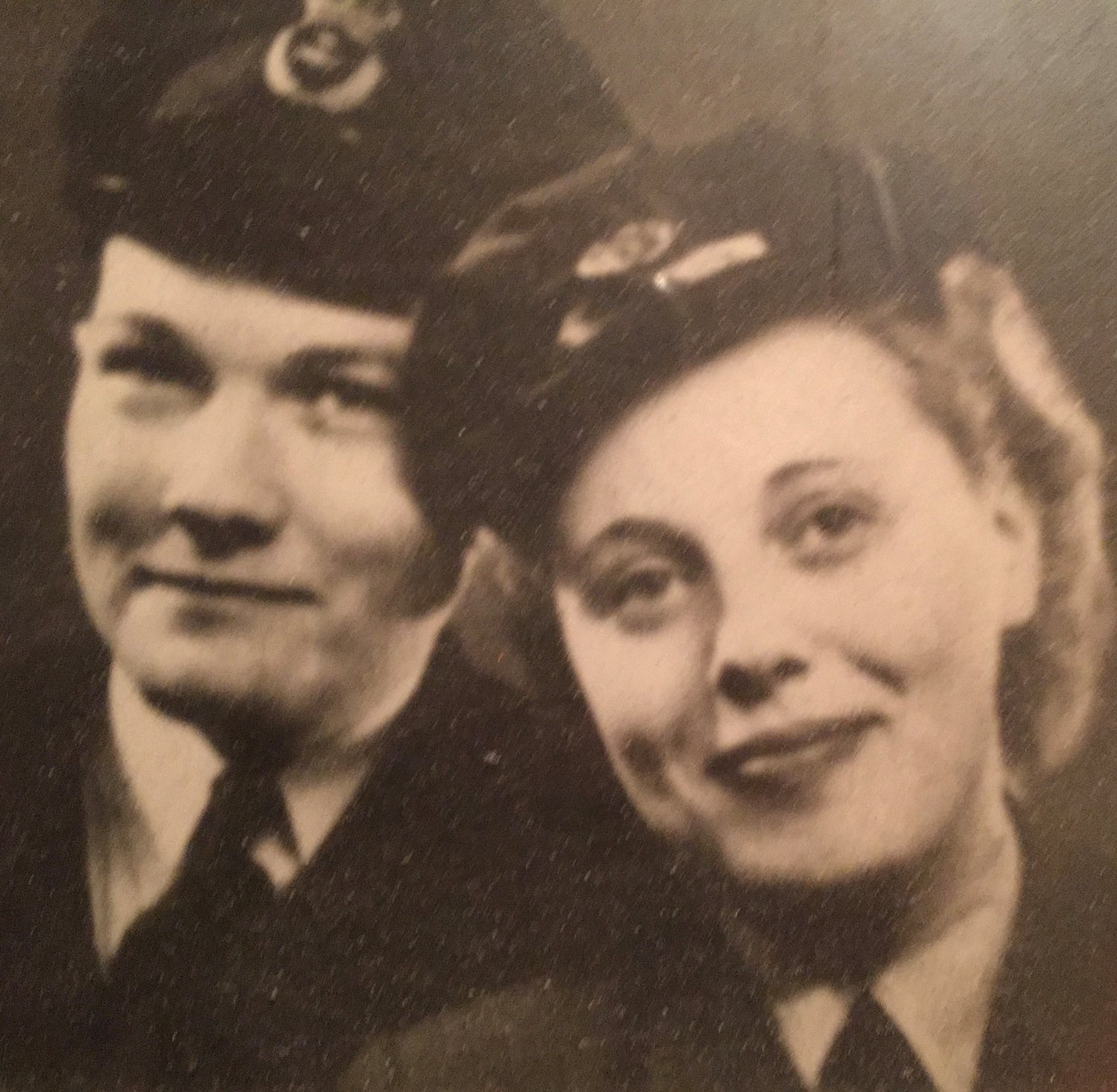 Deeple with her husband, Ted. She served in the Royal Air Force Women’s Auxiliary during World War II after escaping to England from Nazi Germany.