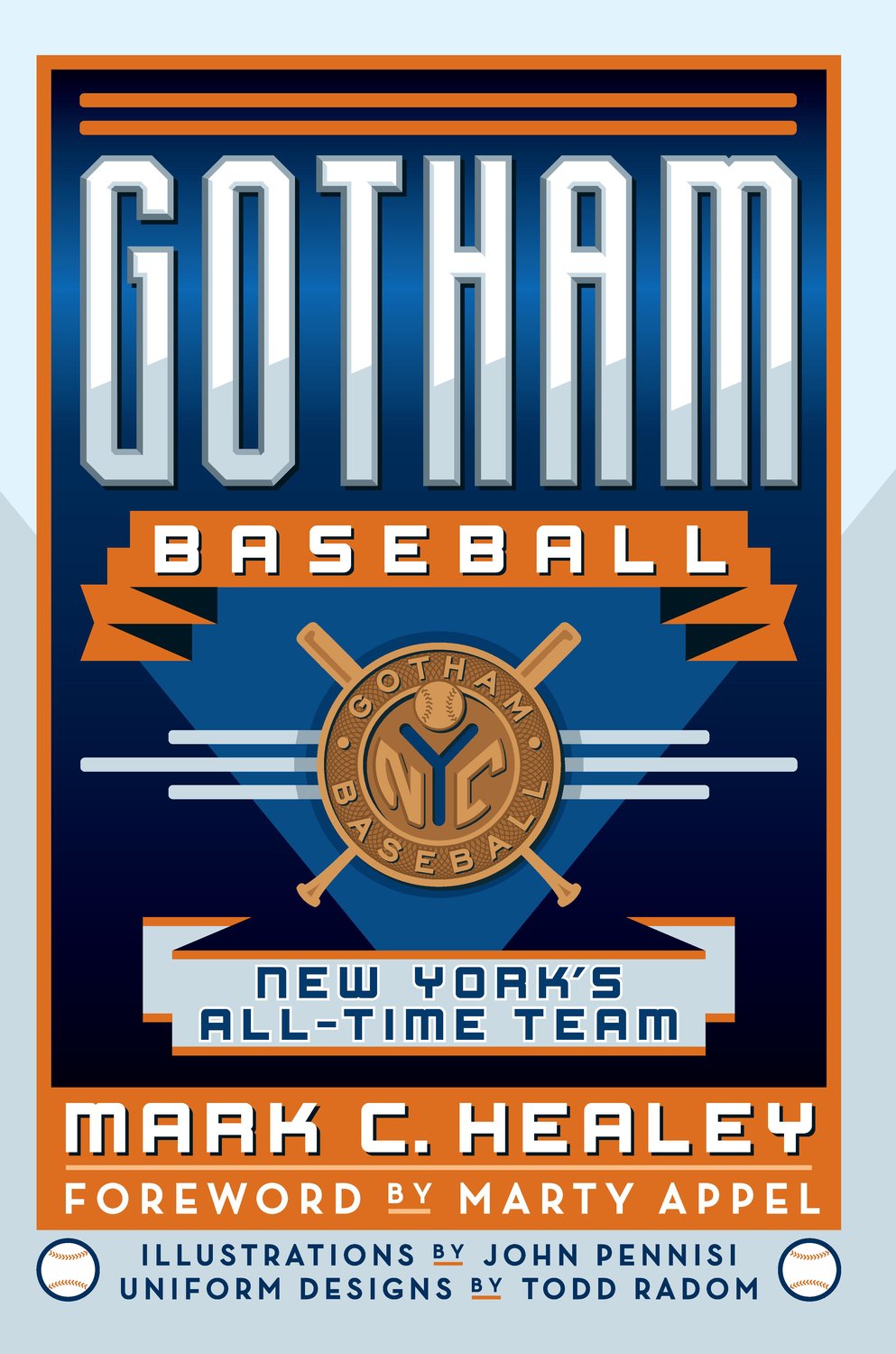 The cover of "Gotham Baseball: New York's All-time Team."