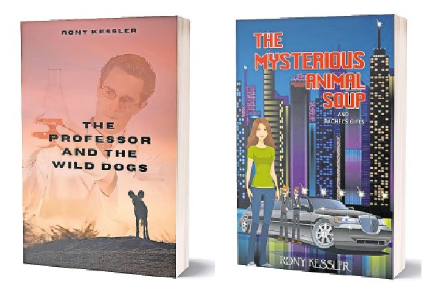 “The Professor and the Wild Dogs” and “The Mysterious Animal Soup and Rachel’s Gifts” are available for purchase on Amazon.