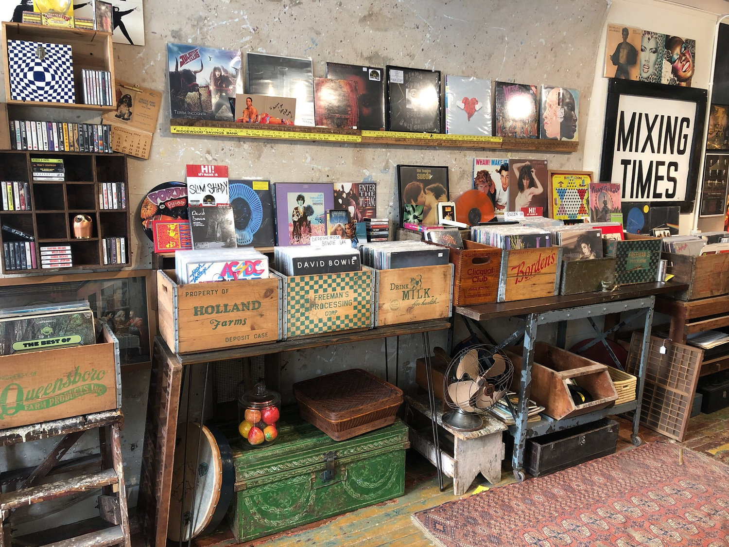 Moonshot Emporium features a huge array of records of all sorts.