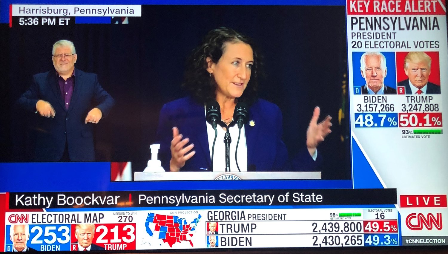 Five Towns native Kathy Boockvar in her position as the Secretary of State of Pennsylvania explained the ballot counting process that is being conducted under her watch.