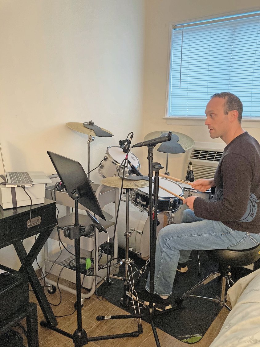 Wish list users can sign up for three 30-minute virtual drum sessions with local musician Logan Michaels.