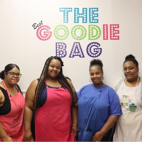The full Best Goodie Bag crew: Dale Campbell, from left, Eleesa Abrams, Darlene Edwards and Caprice Campbell.