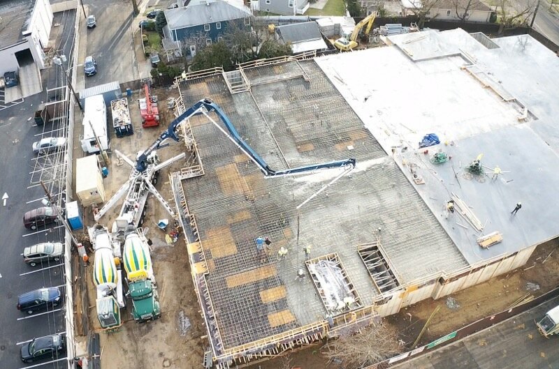 One major project that is slated to be completed by the end of 2021 in Lynbrook is the Cornerstone at Yorkshire apartment complex, which is under construction.