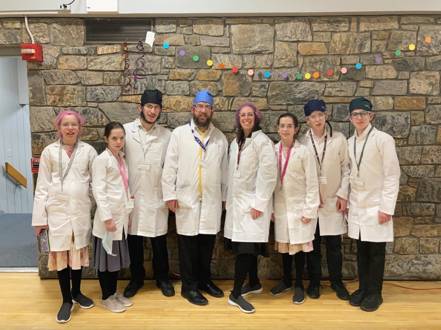 The Kramer family dressed up as essential workers to pay homage to those still serving on the frontlines of the coronavirus pandemic almost a year later.