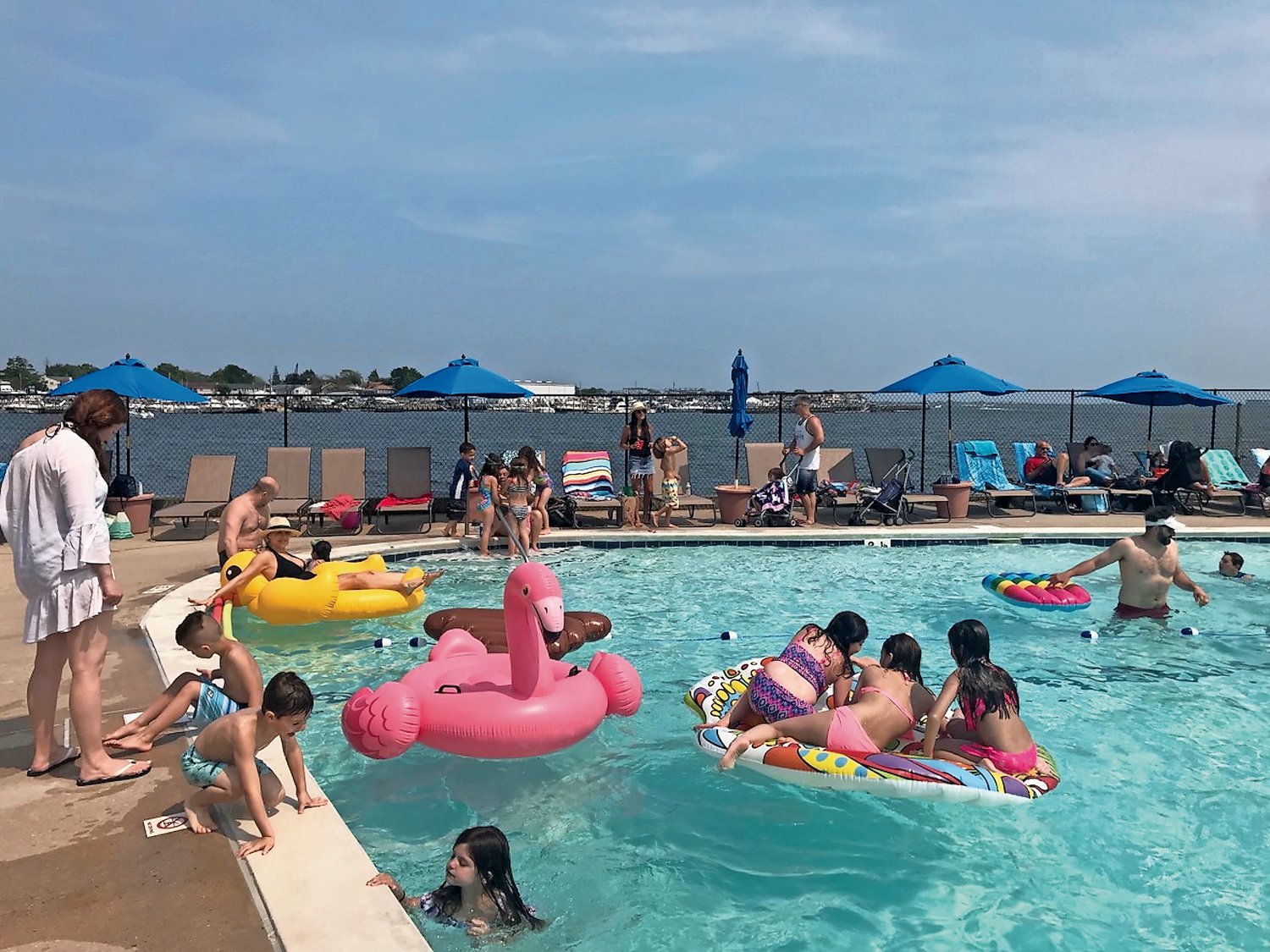 Local families have enjoyed MECA’s amenities for the past 60 years. Dozens gathered in the pool in 2019, before the pandemic forced MECA to close for the 2020 season.