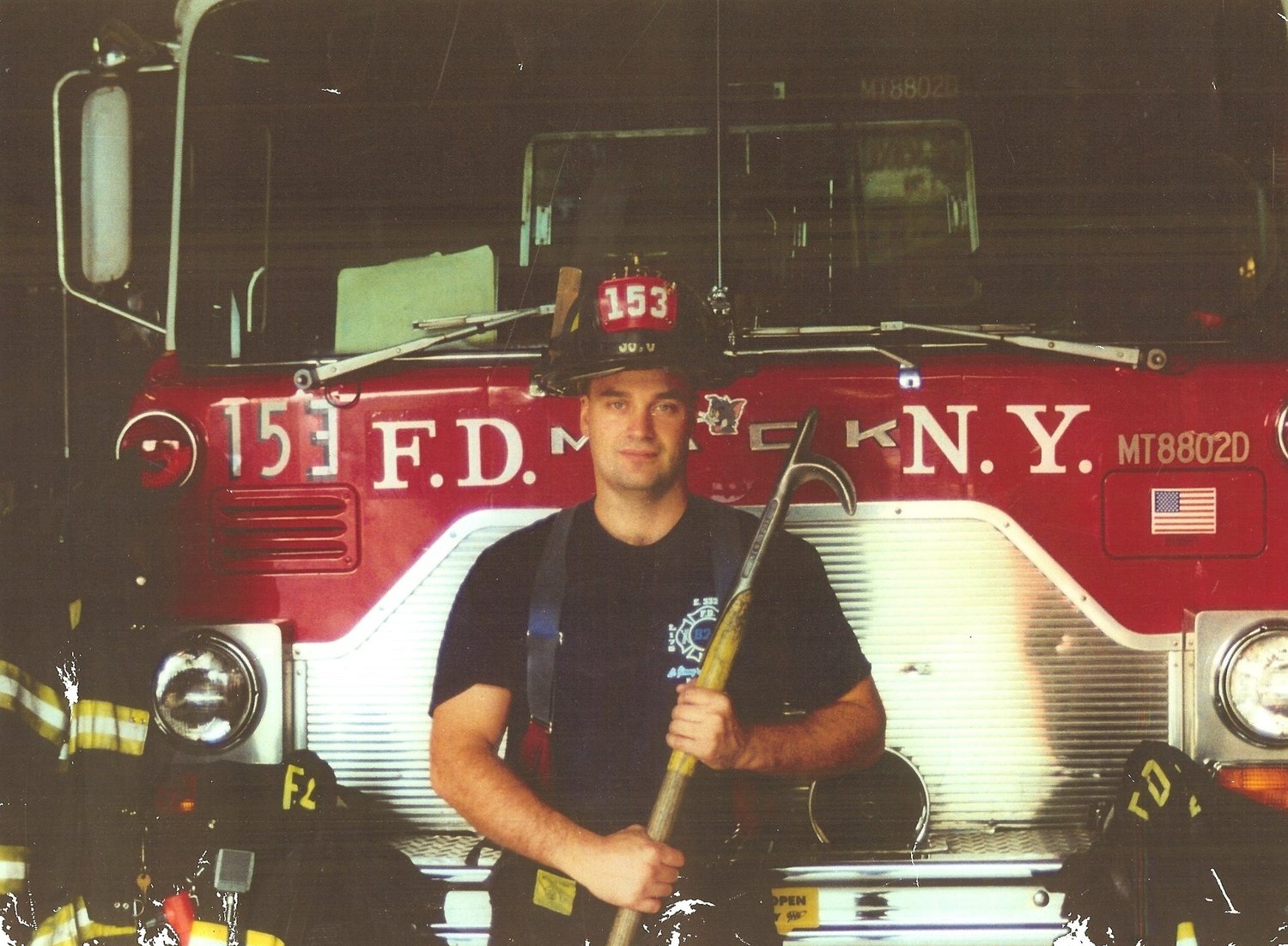 FDNY firefighter Stephen Siller, who grew up in Rockville Centre, died in the World Trade Center on Sept. 11, 2001. His brother, Frank, is walking 537 miles in his honor.